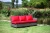 Import Newest outdoor 6 seater home balcony chatting  patio furniture  PE rattan sofa furniture outdoor rattan from China