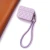 Import Newest PU Woven soft protected earphone case Custom Logo bag handbag with landyard strap For Airpods Charging Case 1 2 from China
