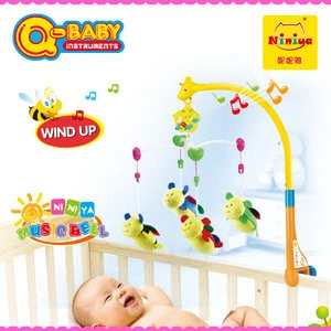 NINIYA Funny wind up music mobile baby ,baby mobile hanger, baby crib mobile