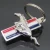Import No minimum order quantity custom metal keychain/flag key chain for promotion from China