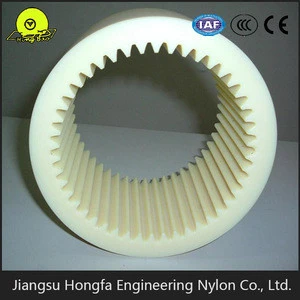 noise reduction engineering plastic nylon cylindrical internal gear wheel
