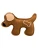 Import Non-toxic Durable Cowhide Material with Squeaker Inside leather Chew dog Toy from China