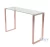 Import Nordic Style Color Stainless Steel With Long Tempered Glass Side Console table from China