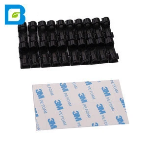 Not easy to fall off Self adhesive plastic Small Strong adhesion convenient cable holder clip