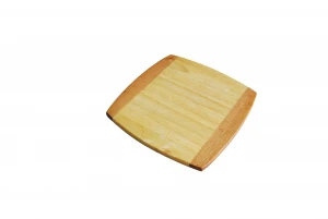 OEM Factory square practical durable rubber wood cutting  board with teak