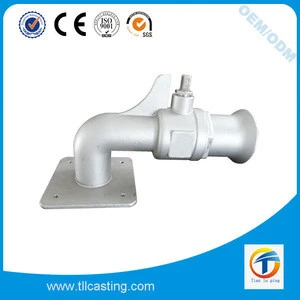 OEM Gravity casting parts for Food processing machinery fittings