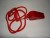 Import OEM logo brand for Promotional Red plastic whistle with Red string from China