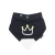 Import OEM  Personalized New Black White Girl Crown Baby Bibs,Bandana Drool Bibs Silicone Bibs With Teether from China