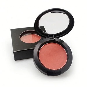 OEM professional wholesale waterproof makeup single color blusher palette container with blush