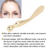 OEM Zinc Alloy Anti Wrinkle Gold Two-purposefor Makeup Cream Spatula Spoon