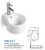 Import OEM/ODM nigeria solid surface wall hung wash basin for lavatory from China