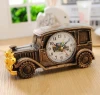 Old Brass Vintage Car Stand Antique Clock