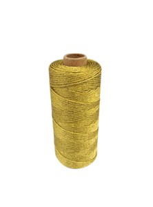 One Roll to SELL! Silver Metallic yarn twisted cord Macrame cord Gift wrapping cord