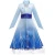 Import Online Girls Long Sleeve Ice Queen Cosplay Costume Party Princess Costume Movie Frozen 2 Elsa Dress BX1655 from China