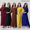 or30047a Best selling chiffon muslim women dress ladies apparel dresses
