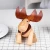 Import Original design nordic style Christmas gift solid wood animal wooden figurine lovely deer desk ornament , Wooden Arts from China