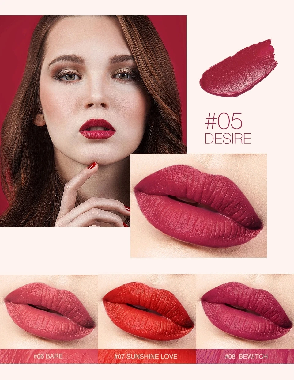 O.TWO.O High Pigment Custom Makeup Private Label Matte Lip Stick Nude Lipsticks
