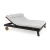 Import Outdoor aluminum chair teak wood sun lounger with wheels beach chaise lounge from China