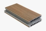 Outdoor Wood Grain Decorative WPC Composite Decking for Garden Yard (140*25mm)