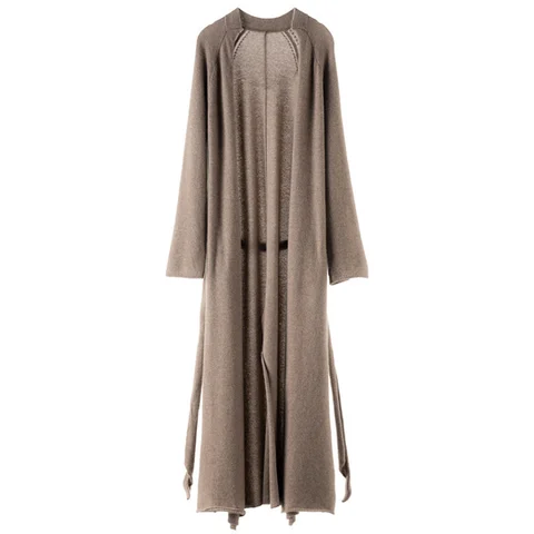 Tadre Robe Buy Over The Knee Long Cashmere Robe Cardigan Thick Knitted Loose Coat ...