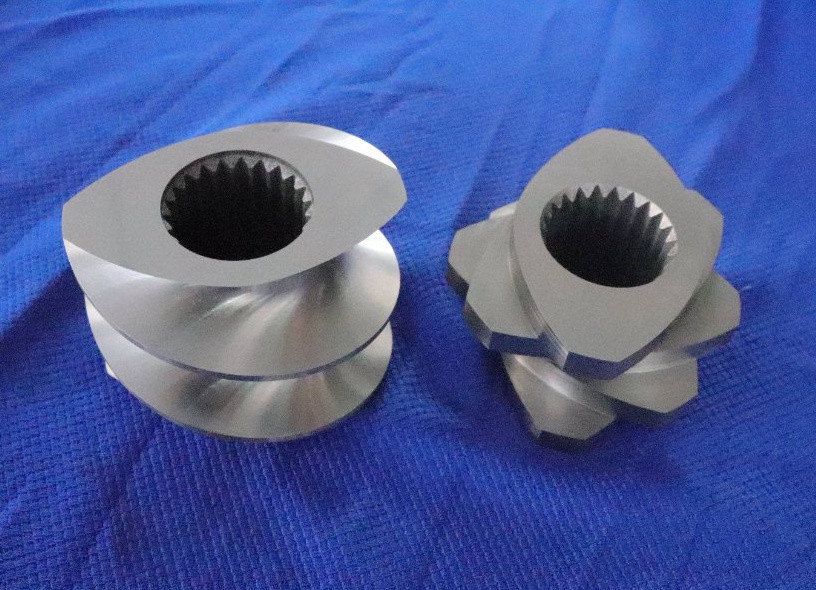 One Rotation Screw Design Buy Parallel Twin Screw Barrel For Food Extruder Or Inflating Food ...