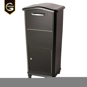 parcel box with lock outdoor  freestanding mailbox custom post office box