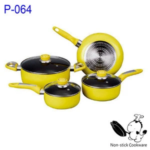 Buy Parini Cookware Set Amc Cookware Price Yellow Chefline Cookware from  Ningbo Zaixing Kitchen Ware Co., Ltd., China