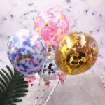 party balloon sprinkles cake flag decoration
