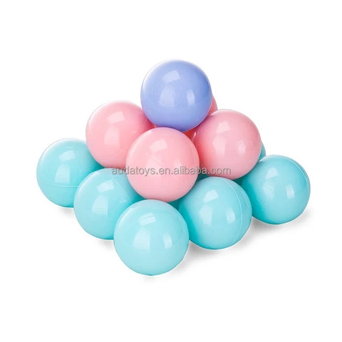 100 PCS Per bag Soft Eco-Friendly Plastic Ocean Ball Water Pool Ocean Wave Ball Toys For Kids