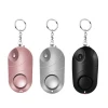 personal keychain security alarm personal alarms with flash light 130db loud sound personal alarm bracelet
