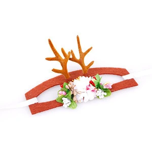 Pet Antlers Headband Christmas Costume for Dogs Cats Hair Accessories