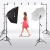 Import Photography Video Studio Lighting Kit 8.5 x 10 ftBackground  Support System Including 3pcs Backdrops BlackWhite Green from China