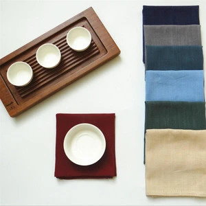 Plain linen cheap cleaning kitchen towel online house dinner tea towel cotton custom logo kitchen tea towel