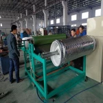 Plastic foam sheet laminating machine