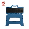 Plastic folding step stool with Non-slip TPR surface