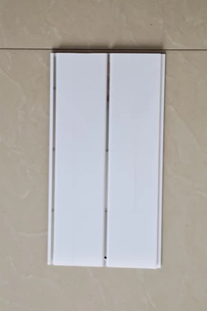 Popular Ceiling  Panel 250mm*5mm brown wood with groove  PVC  Surface