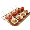 Popular New Products Cute Mini Colorful Ceramic Tableware Dinner Appetizer Set