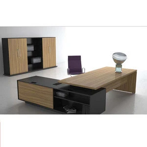 Popular officedesks simple Wooden office furniture office+desks luxury modern ceo manager high quality Office Desk for 1 Person