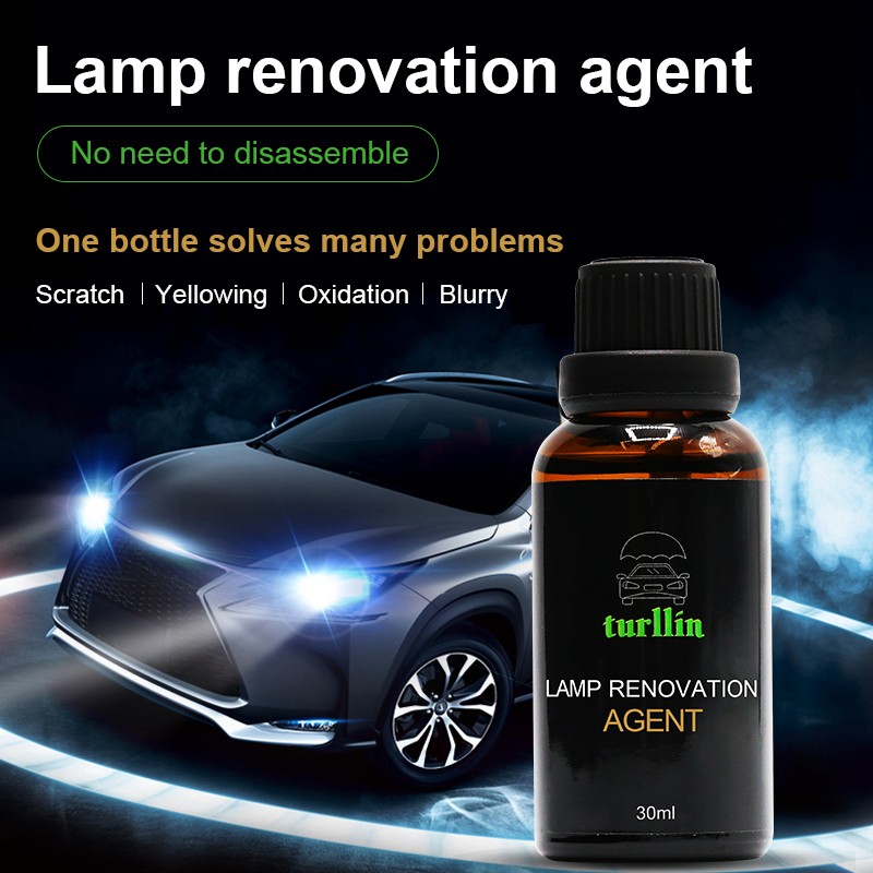 Popular Simple Operation Car Headlight Restoration Car Lights Polish Liquid 30ML Headlight Restoraion Agent