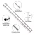 Import Portable 304 metal telescopic straw collapsible retractable drinking stainless steel straws set with brush from China