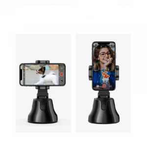 Portable All-in-one Smart Selfie Stick, 360 Degree Rotating Auto Face & Object Tracking Vlog Shooting Smartphone Mount Holder