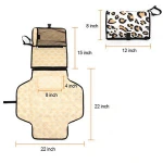 portable diaper bag for baby changing pad kit