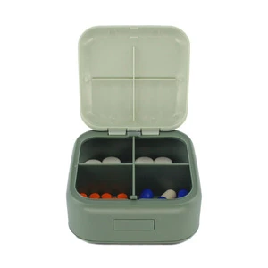Portable Plastic Pill Storage Cases Travel Pill Box