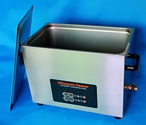 Power Adjustable 8 preset memory Heating function SUS304 stainless steel tank digital control panel 30L ultrasonic cleaner