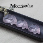 Pretty the swan crystal craft for wedding rock crystal carving crafts