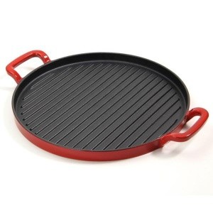 Private Label Cookware Korean BBQ Hot Plate Round Cast Iron Grill Pan