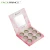 Private Label Cosmetic Custom Pink Paper Pan Cardboard Your Oem Brand Packaging Empty Eyeshadow Palette