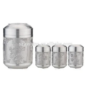 Product Warranty Quality Assurance white tea and coffee storage jars Very nice price