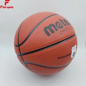 Professional training use size 7 PU laminated basketball