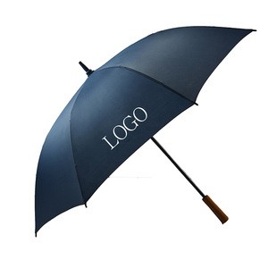 Promotion advertising wholesale custom print logo golf straight umbrella windproof